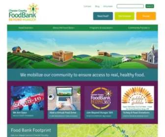 Chestercountyfoodbank.org(Chester County Food Bank) Screenshot