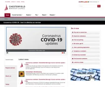 Chesterfield.gov.uk(Chesterfield Borough Council) Screenshot