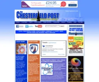 Chesterfieldpost.co.uk(Chesterfield Local News) Screenshot