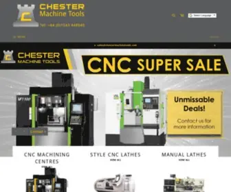 Chestermachinetools.com(Chester Machine Tools) Screenshot