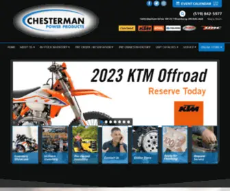 Chesterman.ca(Home Chesterman Power Products Tillsonburg) Screenshot