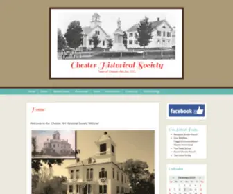 Chesternhhistorical.org(Chester Historical Society) Screenshot