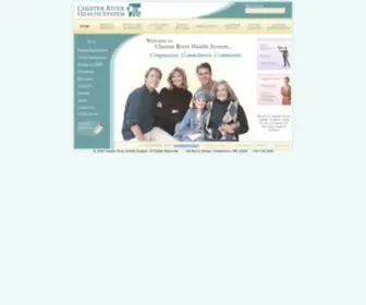 Chesterriverhealth.org(Chester River Health System) Screenshot