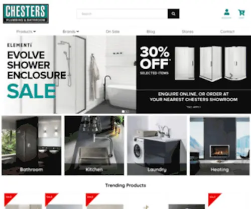 Chesters.co.nz(Chesters) Screenshot