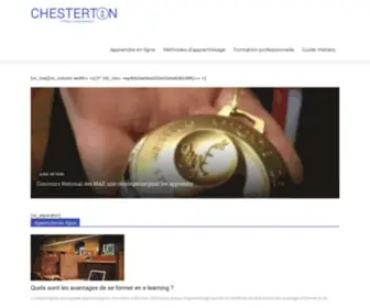 Chestertoncc.net(Un site utilisant WordPress) Screenshot