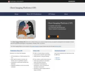 Chestimagingplatform.org(Chest Imaging Platform (CIP)) Screenshot