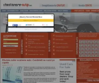 Chestionare-Auto.com(Chestionare Auto) Screenshot