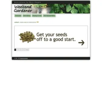 Chestnut-SW.com(Weekend Gardener Home) Screenshot