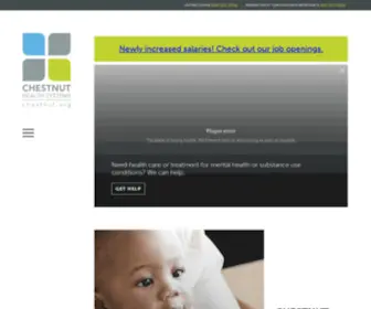 Chestnut.org(Chestnut Health Systems) Screenshot