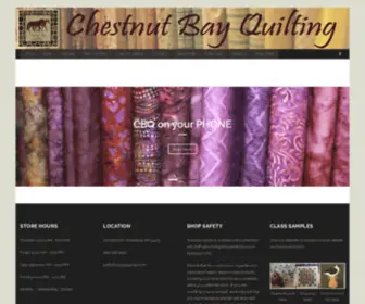 ChestnutbayQuilting.com(ChestnutbayQuilting) Screenshot