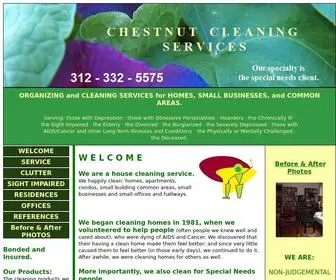 Chestnutcleaning.com(CHESTNUT CLEANING SERVICES) Screenshot