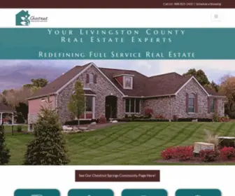 Chestnutdev.com(Chestnut Home Builders and Real Estate) Screenshot