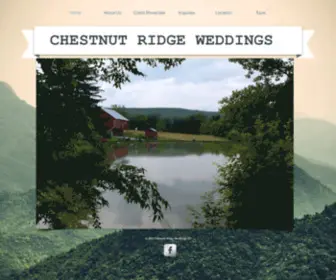 Chestnutridgeweddingsllc.com(Chestnutridge) Screenshot