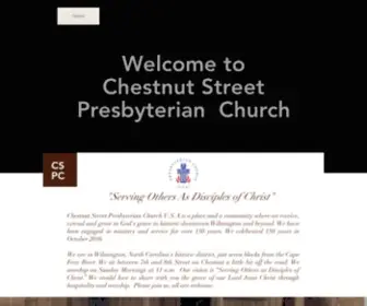 Chestnutstreetpcusa.com(Chestnut Street PC) Screenshot