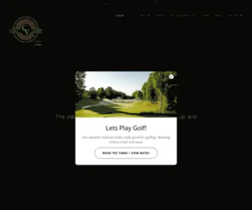 Chestnutvalleygolf.com(Chestnut Valley) Screenshot