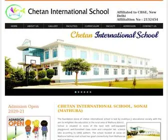 Chetaninternationalschool.org(Chetan International School) Screenshot