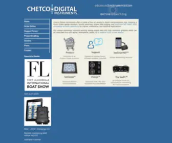 Chetcodigital.com(Chetco Digital Instruments Digital gauges) Screenshot