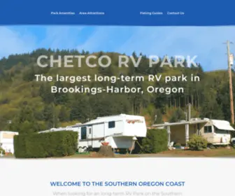 ChetcorvPark.com(Chetco RV Park) Screenshot