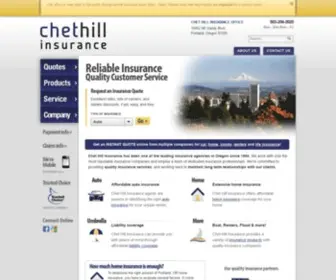 Chethill-INS.com(Expert Portland Insurance Agency) Screenshot