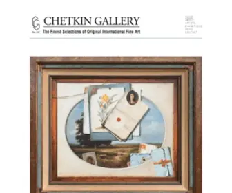 Chetkingallery.com(Chetkin Gallery) Screenshot