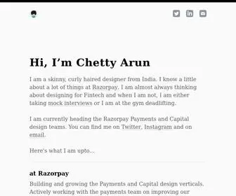 Chettyarun.com(Chetty Arun) Screenshot