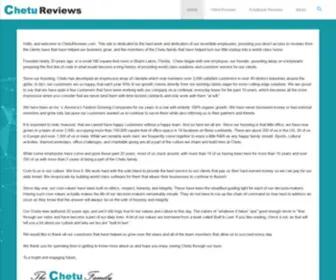 Chetureviews.com(Chetu Reviews) Screenshot