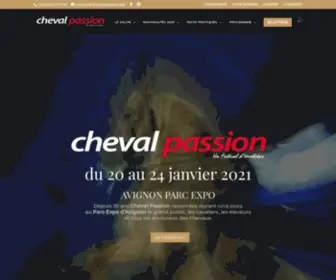 Cheval-Passion.com(Crinières d'or) Screenshot