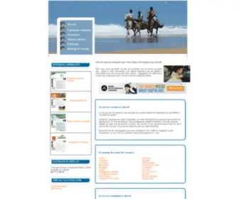 Cheval-Vacances.com(Stage d'Equitation votre sejour Equestre sur) Screenshot