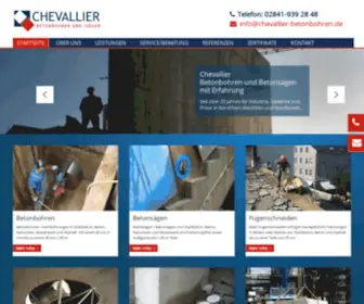 Chevallier-Industrieservice.de(Betonsägen) Screenshot