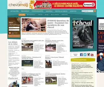 Chevalmag.com(Toute l'actualité du cheval et des sports équestres) Screenshot