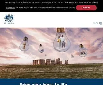 Chevening.org(Information on applying for Chevening Scholarships. Chevening Scholarships are the UK government) Screenshot