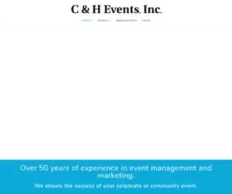 Chevents.com(C & H Events) Screenshot