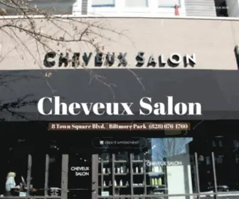 Cheveuxasheville.com(Cheveux Salon) Screenshot