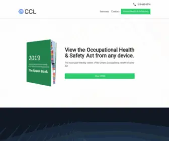 Chevreau.ca(CCL Health & Safety Consulting) Screenshot