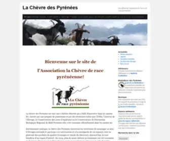 Chevredespyrenees.org(Association la Chèvre de Race pyrénéenne) Screenshot