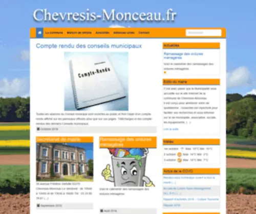 Chevresis-Monceau.fr(Chevresis Monceau) Screenshot
