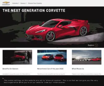 Chevrolet.at(Chevrolet Europe) Screenshot