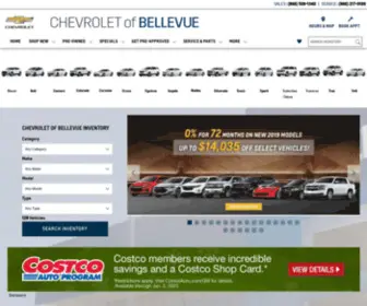 Chevroletcadillacofbellevue.com(Chevrolet of Bellevue) Screenshot