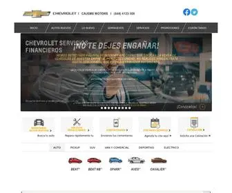 Chevroletcajeme.com.mx(Distribuidor Autorizado) Screenshot