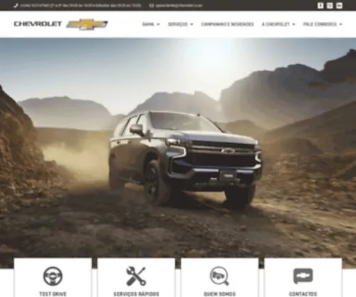 Chevrolet.co.ao(Chevrolet Angola) Screenshot