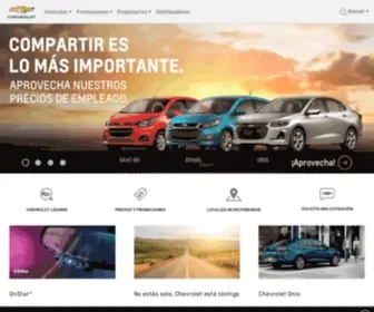 Chevrolet.com.mx(Sitio oficial) Screenshot