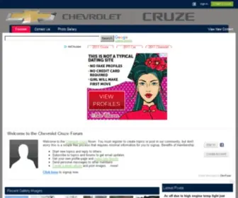 Chevroletcruzeforum.com(Chevrolet Cruze Owners) Screenshot