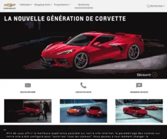 Chevrolet.fr(Bienvenue sur le site de Chevrolet France) Screenshot