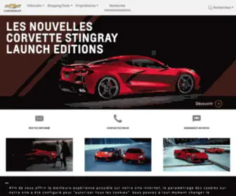 Chevrolet.lu(Bienvenue sur le site de Chevrolet Luxembourg) Screenshot