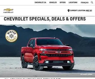 Chevroletoffers.ca(Chevrolet Canada) Screenshot