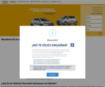 Chevroletseminuevos.mx(GM Seminuevos Certificados) Screenshot