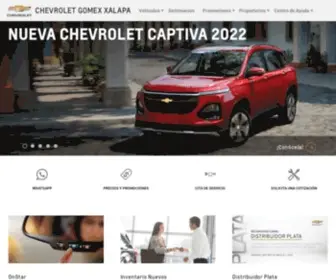 ChevroletXalapa.com.mx(Distribuidor autorizado Chevrolet Xalapa) Screenshot