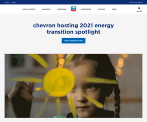Chevron.com(Chevron Corporation) Screenshot