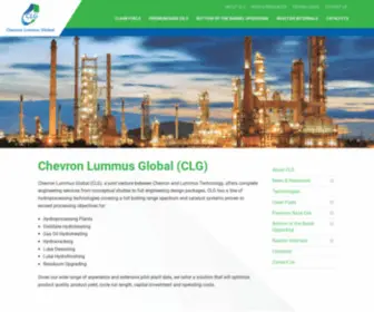 Chevronlummus.com(CLG (Chevron Lummus Global)) Screenshot