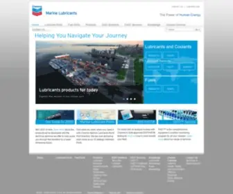 Chevronmarineproducts.com(Premium Lubricants and Coolants) Screenshot